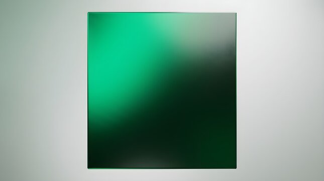 Gradient green background with shiny metallic effect for luxury design
