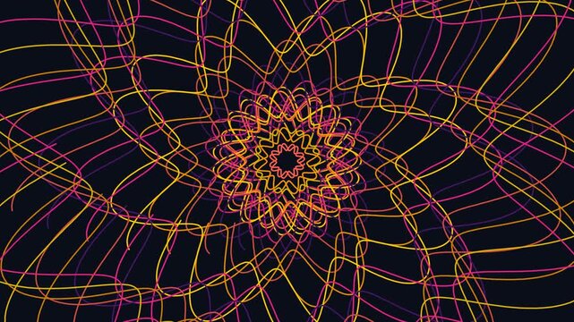 4K Render VJ Clip - Celestial Quantum Electron Orbitals for Digital Crypto Art Texture