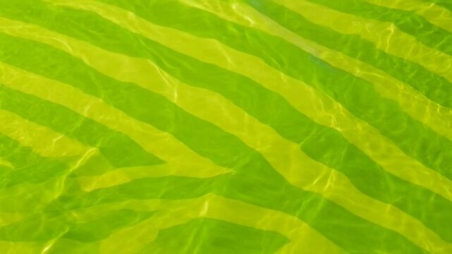 Abstract Lime Green and Yellow Zebra Stripe Pattern Background.