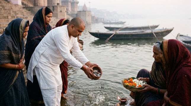 Death customs India, Ash immersion, Funeral flowers India, Funeral chanting, Afterlife in Hinduism, Indian funeral, Hindu funeral.