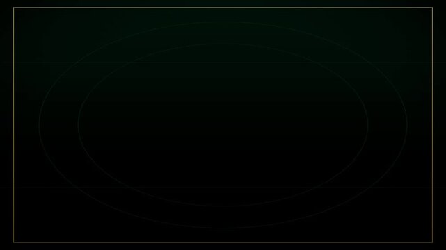 A video showcasing a green and gold logo with a white design on a black background for an event in August
