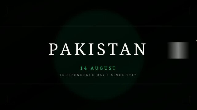 A video showcasing the country of Pakistan with a dark background