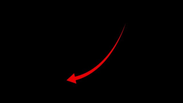 Financial Business Chart with Stock Market Down Arrow and Economic Crisis Animation video.