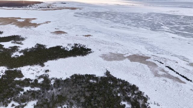 Finland Baltic Saaremaa K&uuml;bassaare Poolsaar Udriku Laid and Laht Liivi Laht Gulf of Riga Maastikukaitseala Nature Reserve