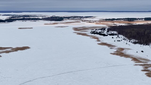 Finland Baltic Saaremaa K&uuml;bassaare Poolsaar Udriku Laid and Laht Liivi Laht Gulf of Riga Maastikukaitseala Nature Reserve