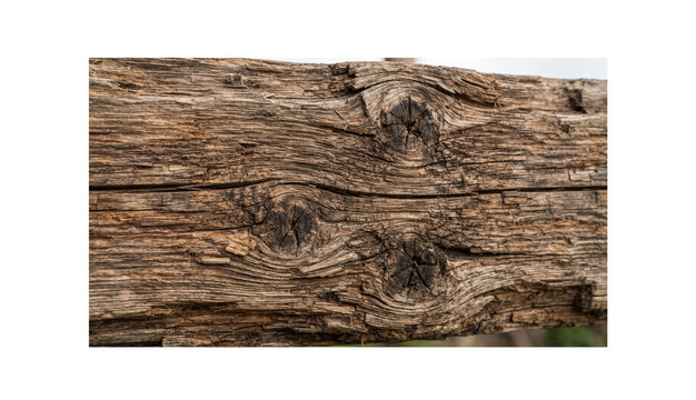 Weathered Wood Texture With Natural Aged Timber Grain, Rustic Bark Surface, Distressed Wooden Log Pattern, Organic Brown Material Background, Detailed Vintage Woodland Texture