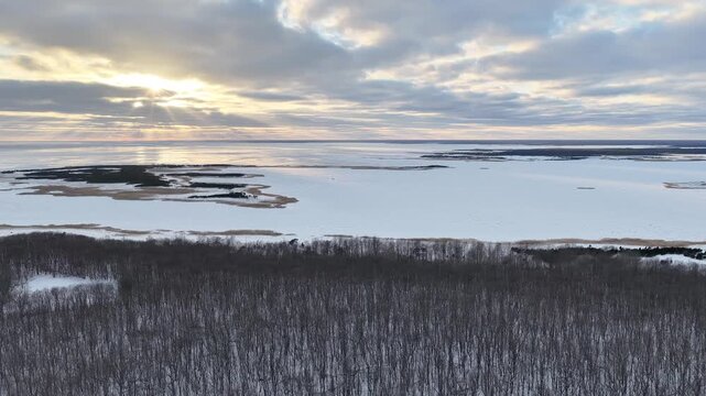 Finland Baltic Saaremaa K&uuml;bassaare Poolsaar Udriku Laid and Laht Liivi Laht Gulf of Riga Maastikukaitseala Nature Reserve