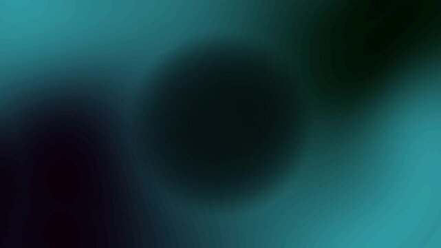 Dark abstract blur background showing smooth soft flowing dark teal and blue gradient motion effects. Ideal for backdrops. Seamless 4k loop.