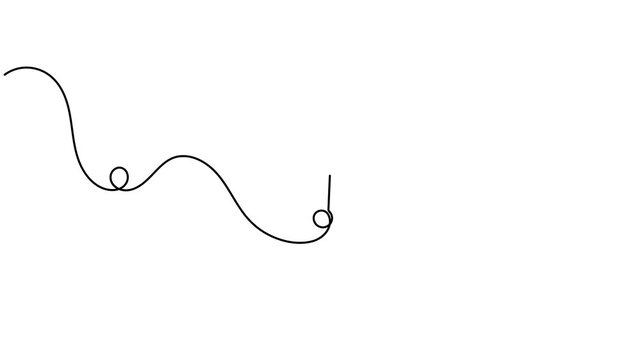 Exclamation mark in speech bubble icon sign continuous one line drawing moving on white background minimalist single art caution alert advertisement and warning announcement messaging symbol animation
