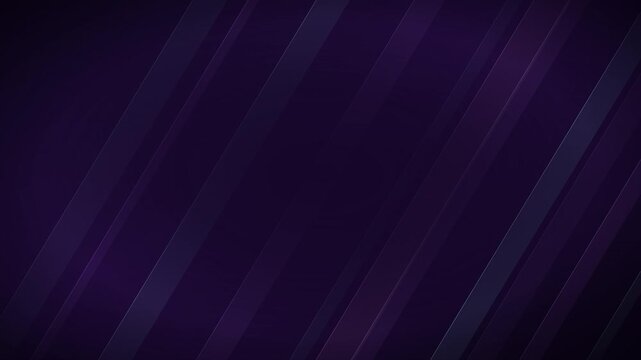 Abstract dark purple background with slanted translucent glass stripes and subtle gradient