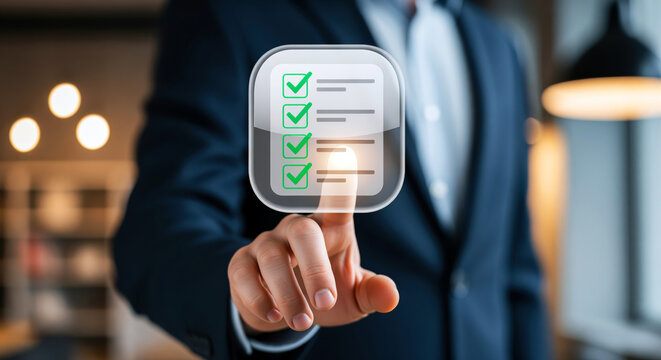 Completed checklist icon full of fresh ticks, progress emblem grounded in finished chores, cleared tasks and met goals welcomed by productivity coaches and organized living publications