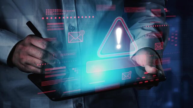 Password security breach warning with red asterisk box, cybersecurity alert, lock icons, and critical vulnerability signals in digital system access Marrow