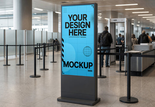 Security Queue Entrance Mockup
