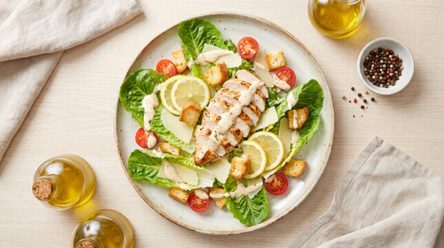 Grilled Chicken Caesar Salad