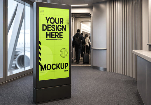 Jet Bridge Vestibule Mockup