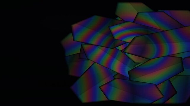 Polarized Crystal Plates with Moving Stress Fringes