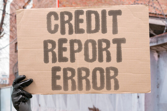 "Credit Report Error" I spotted a mistake on my file and need to fix it. CREDIT. MISTAKE. CORRECTION. REPORT. SCORE.