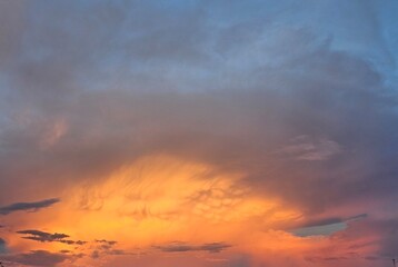 Fototapeta premium sunset in the sky