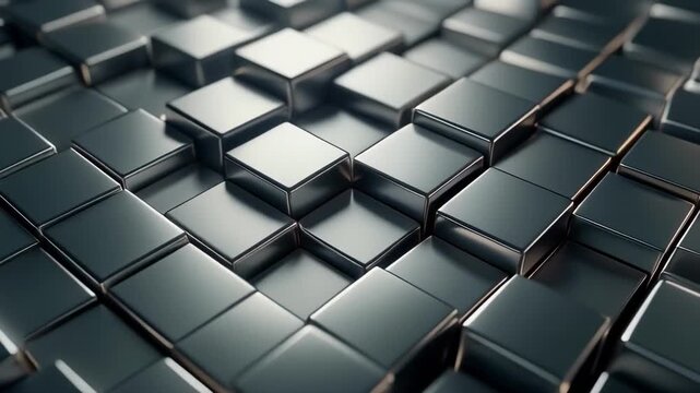 Abstract geometric pattern transitioning through sequential frames