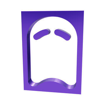 Purple rectangular swimming kickboard with rounded and cutout handle on white background