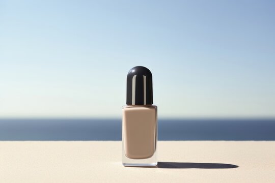 Nail polish bottle cosmetics day fashion.