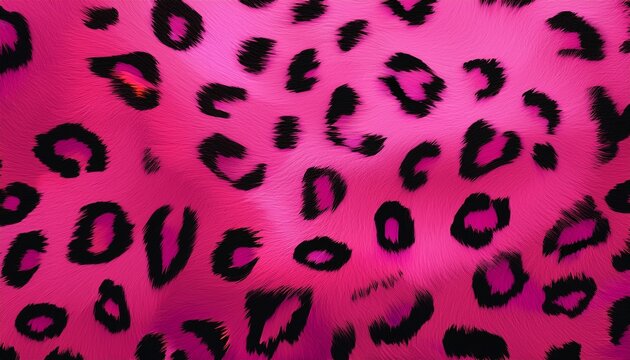 Of Pink Leopard Print Background Leopard Print Pink Wild Animal Print Texture Vibrant Trendy Fashion Exotic