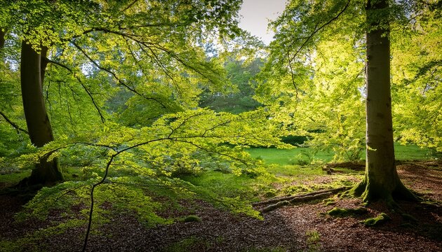 Foliage From A Forest In Denmark