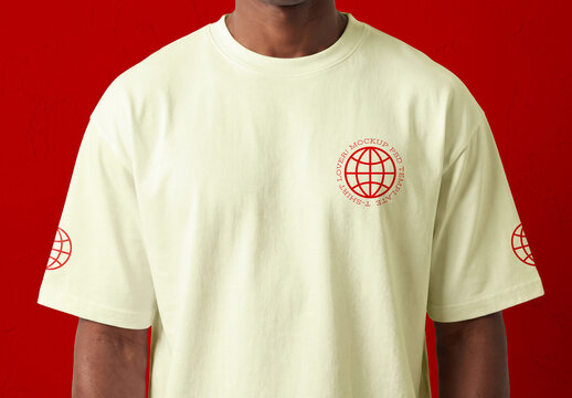 T-Shirt Close-Up Mockup