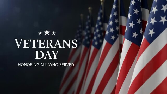 Veterans day honoring all who served