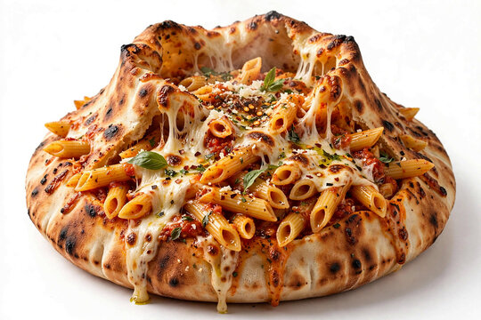 Volcano Pita-Pasta Baked