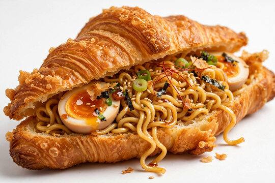 Croissantramen - Golden Fried Style