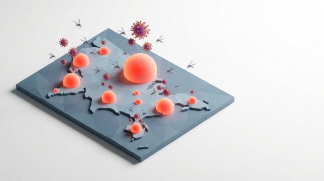 West Nile Virus Outbreak Visualization with Mosquito Vectors and Viral Infection Hotspots