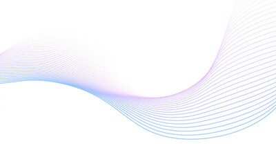 Fototapeta premium Abstract Blue and Purple Halftone Wavy Lines Particle Flow Background design