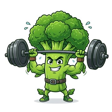 funny cartoon broccoli