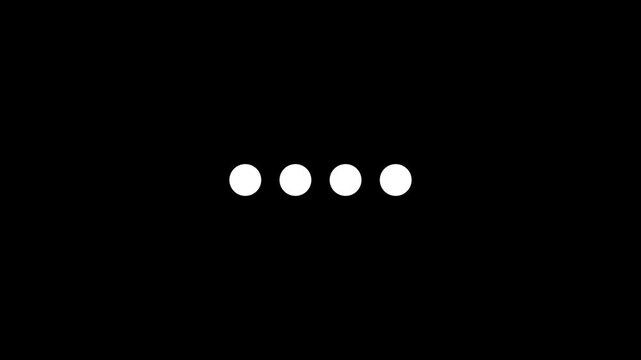 typing circle shape loading animation and buffering icon animation looped isolated background