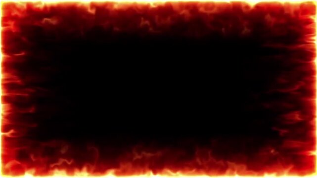Dynamic Fire Frame Effect