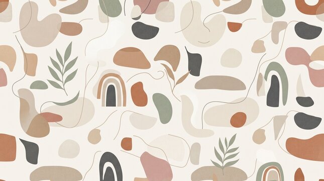 seamless pattern with flowers