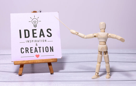 Ideas Inspiration and Creation &ndash; Creative Thinking and Innovation Concept.