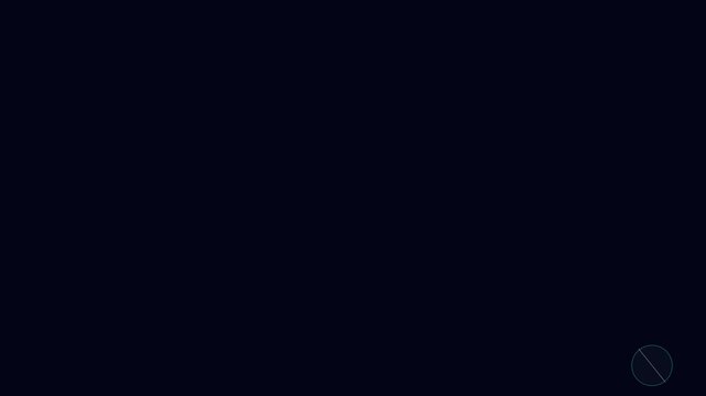 Minimalist loading spinner animation on dark 4k background, for digital interface, progress