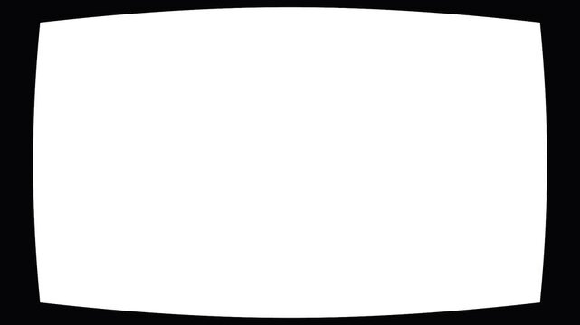 Six blank white rectangle screens in a dark setting with cinematic motion and varying aspect ratios