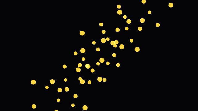 Abstract glowing particles forming dynamic scientific data visualizations against a dark backdrop