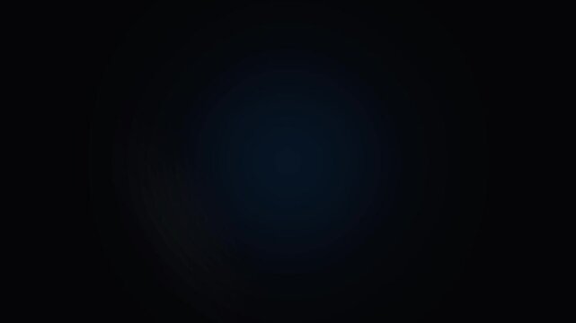 Abstract blue light flares moving across dark background with bokeh effect for motion graphics