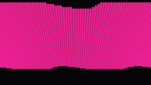 Pink Abstract Stripes Moving Against Black Background Cinematic Motion