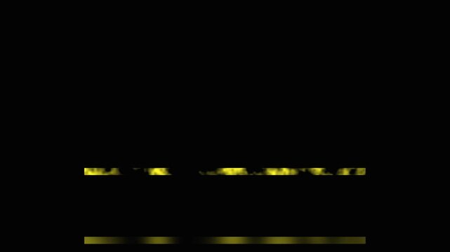 Abstract golden light streaks shimmering on black background with subtle bokeh effects for creative projects