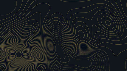 Beartooth Mountains Montana Topographic Elevation Map Vector Background © Auras