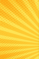 Obraz premium Yellow background with sun ray