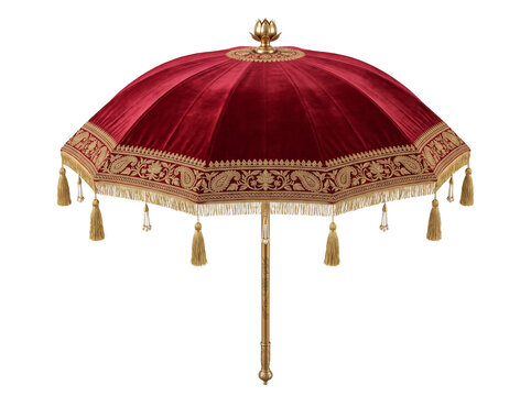 Royal Indian Wedding Chatri Umbrella PNG with Transparent Background