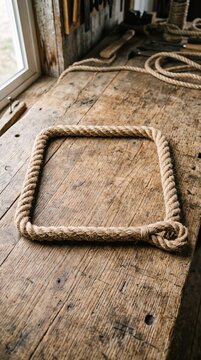 Rope square frame