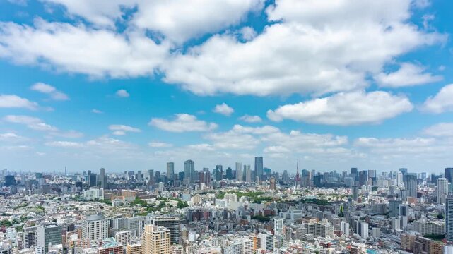 東京風景　タイムラプス