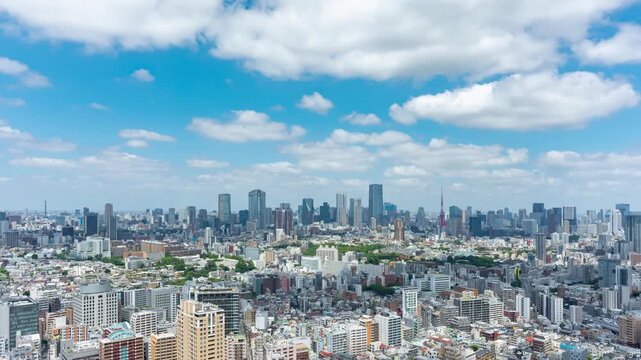 東京風景　タイムラプス
